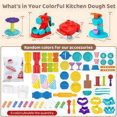 Aprilwolf dough set multiplayer play encourages sharing and social imagination