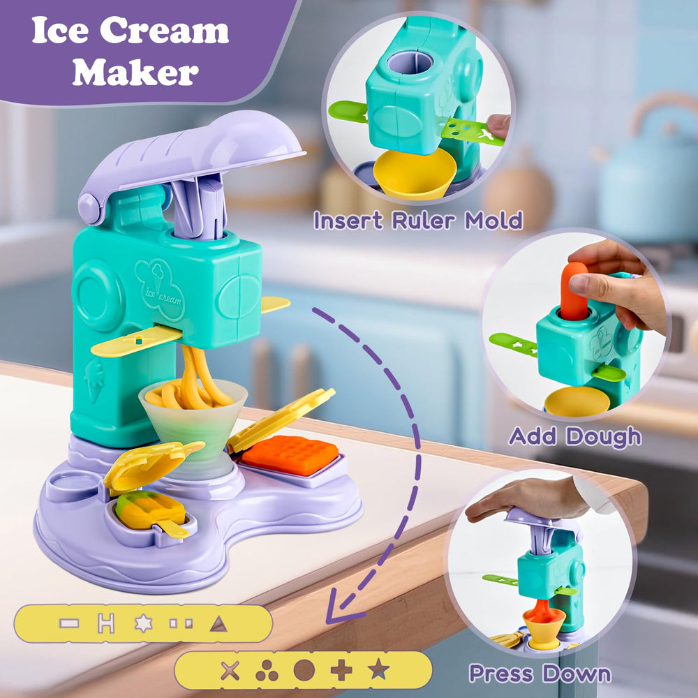 Aprilwolf hamburger maker helps kids craft pretend meals with colorful toppings.