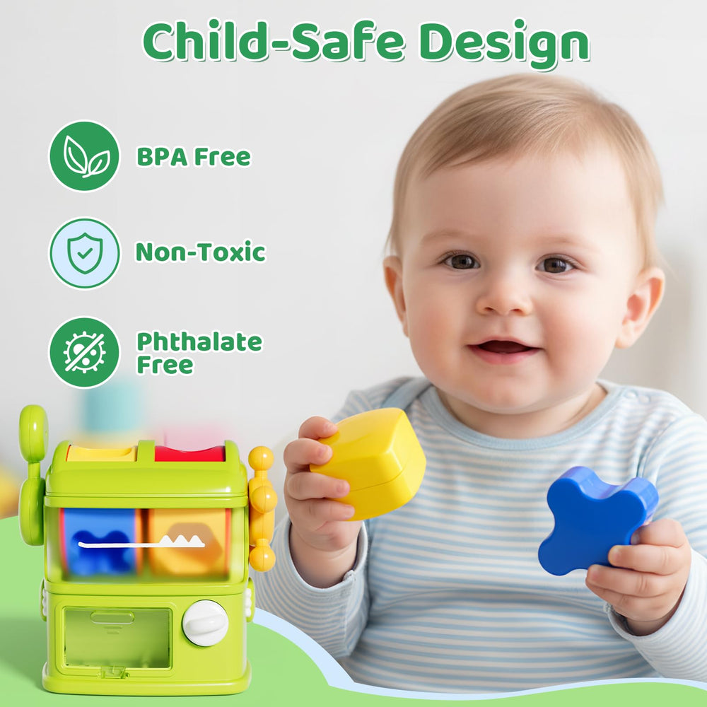 Aprilwolf colorful shapes help toddlers practice matching and fine motor skills.
