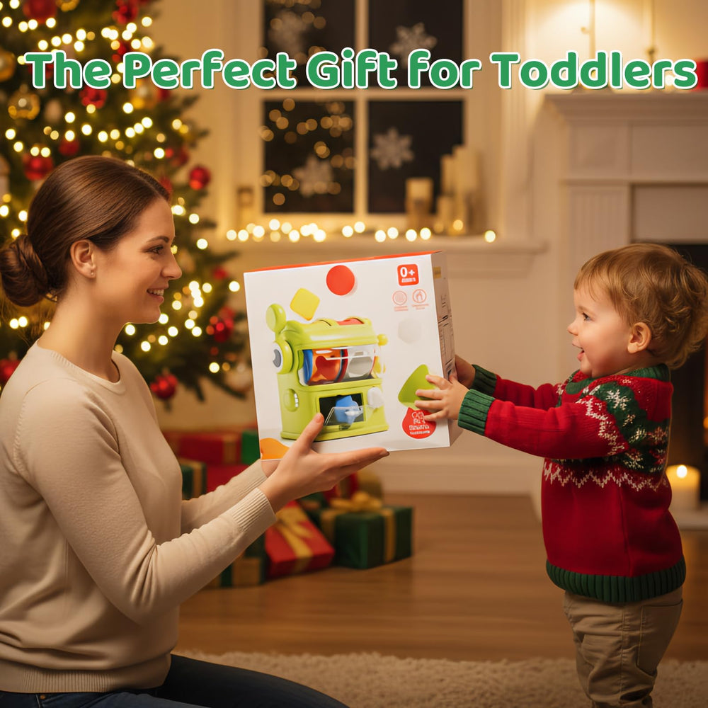 Aprilwolf Montessori Shape Sorter makes a thoughtful baby gift for ages 12–18 months.