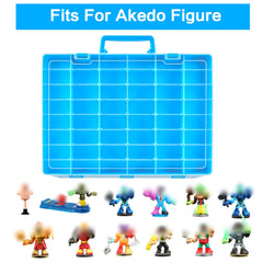 Aptbyte Akedo Case blue open partition highlights adjustable space for different fighters.