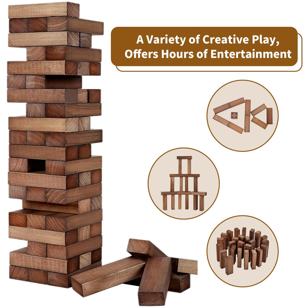 ApudArmis wooden blocks closeup highlighting smooth rounded edges.