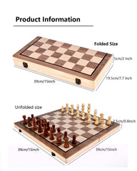 APYR AOMA portable travel chess set ideal for family trips.