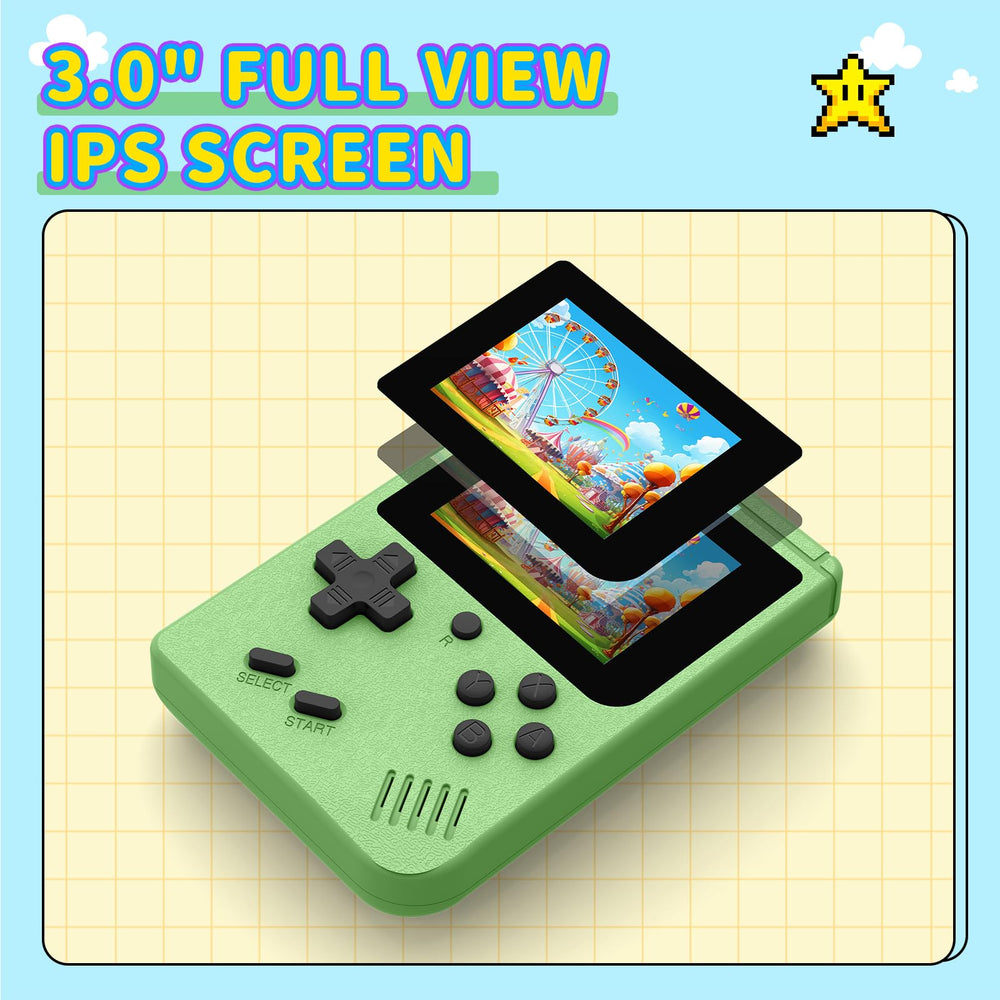 AQHH mini-plus game console on table, ready for casual sessions.