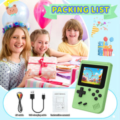 AQHH mini-plus game console preloaded games menu, instant nostalgic fun.