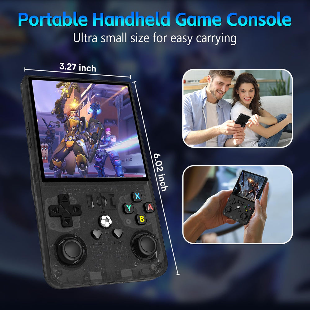 AQHH R36MAX open-source Linux interface offers flexible game choices