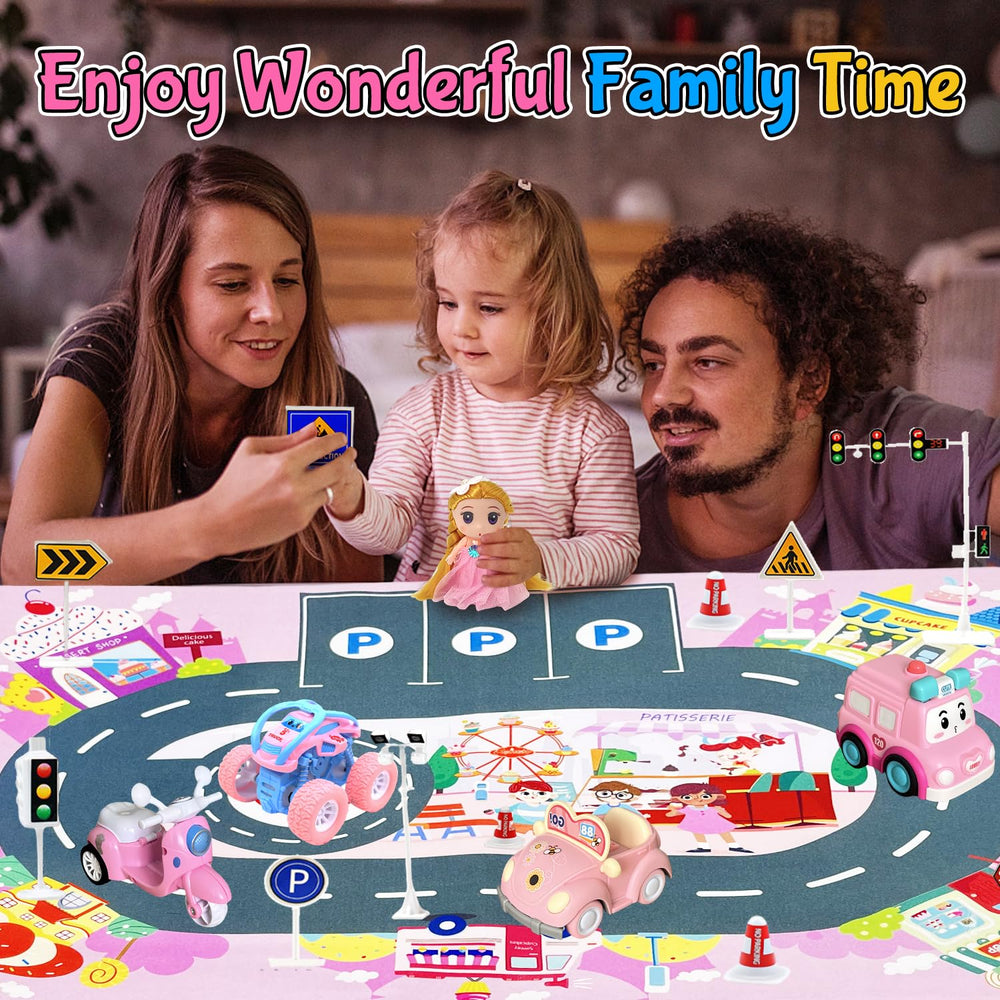AquaArcc foldable pink playmat that doubles as a storage bag.