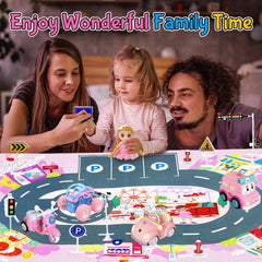 AquaArcc foldable pink playmat that doubles as a storage bag.