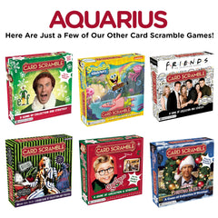 AQUARIUS A Christmas Story Card Scramble game box showcases licensed merchandise and gift appeal