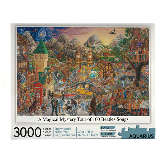 AQUARIUS Beatles Magical Mystery Tour puzzle – iconic artwork for immersive family puzzling.