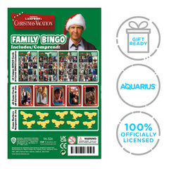 Aquarius Christmas Vacation Bingo official stamp — licensed design and quality.