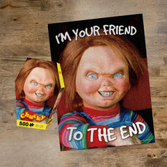 Aquarius Chucky puzzle glare-free paper for crisp, distraction-free viewing.