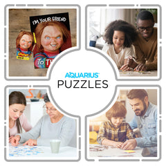 Aquarius Chucky puzzle precision-cut pieces ensure a snug fit and satisfying assembly.