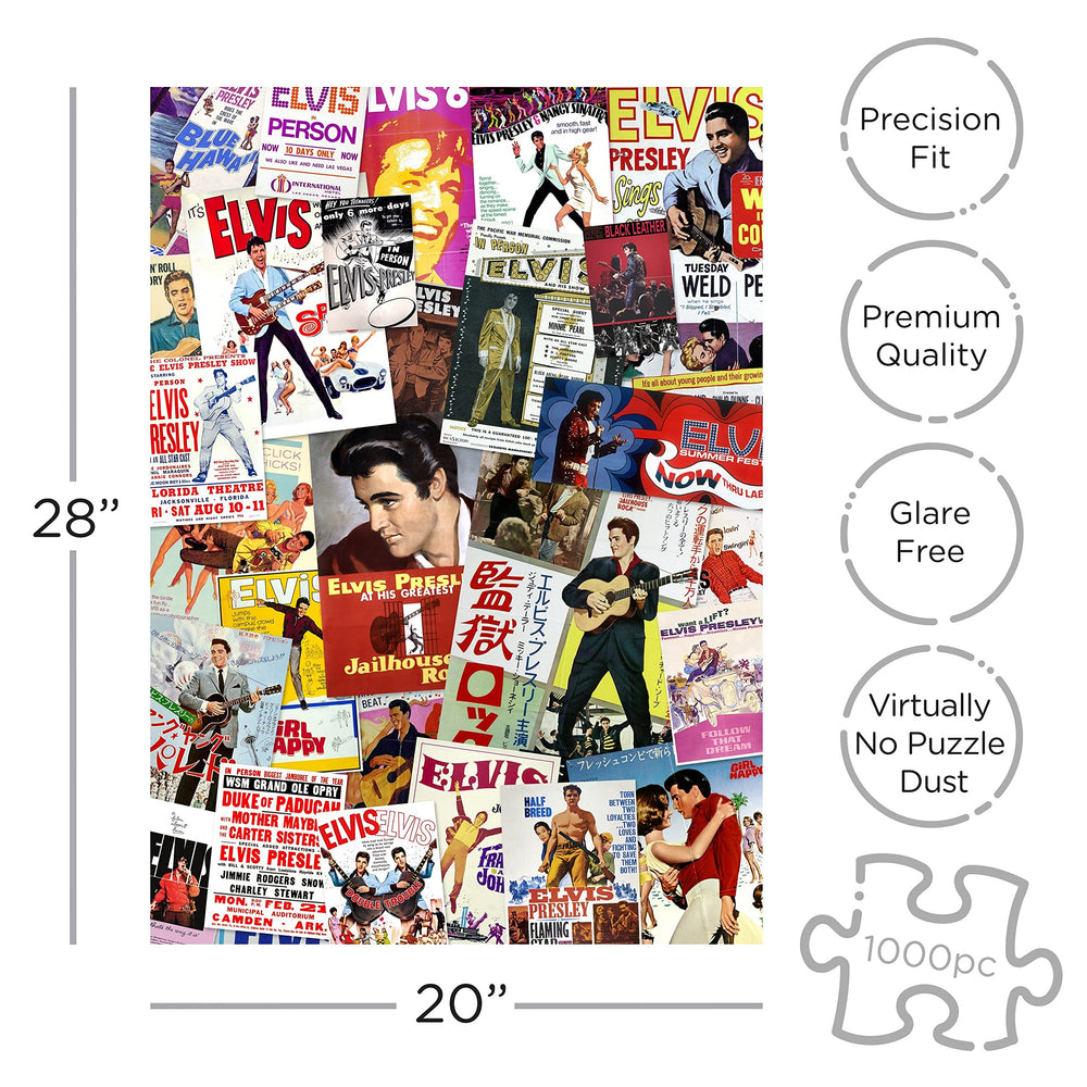 AQUARIUS Elvis glare-free paper keeps colors crisp while you assemble.