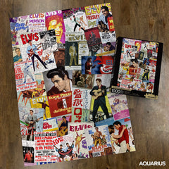 AQUARIUS Elvis puzzle-precision-cut ensures snug piece fit for satisfying assembly.