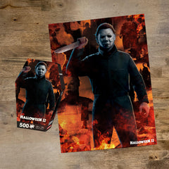 AQUARIUS Halloween II puzzle glare-free paper, reduces reflections for easy viewing.