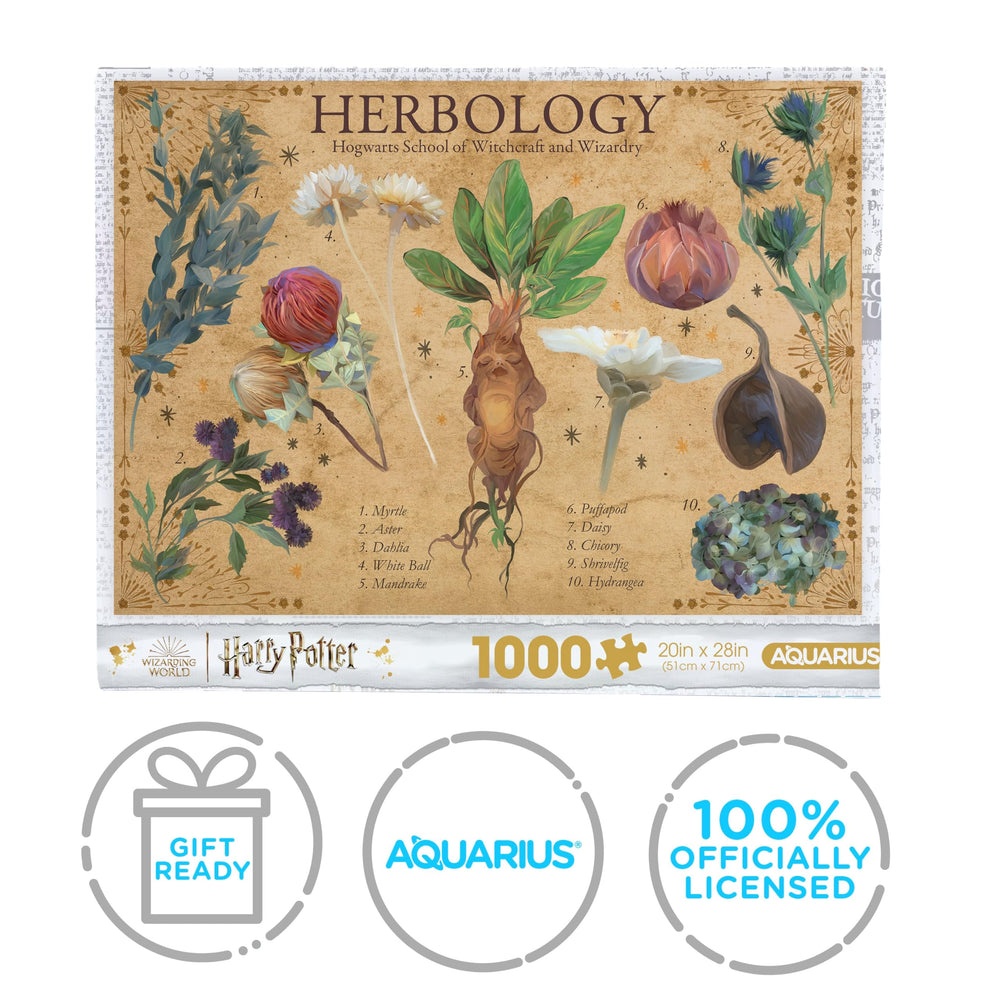AQUARIUS Puzzle branding and collectible memorabilia for Potter fans