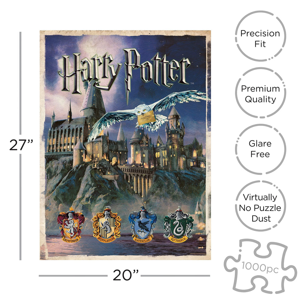 AQUARIUS glare-free paper preserves vibrant Hogwarts Castle colors with minimal glare.