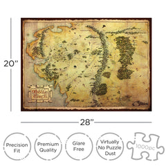 Aquarius Hobbit Map Puzzle assembly highlights precise interlocks for a smooth build