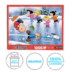 AQUARIUS officially licensed Peanuts merchandise reinforces authentic Charlie Brown collection.