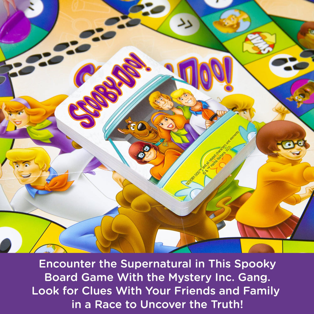 AQUARIUS Scooby-Doo Journey Board Game compact box showcased as a gift idea