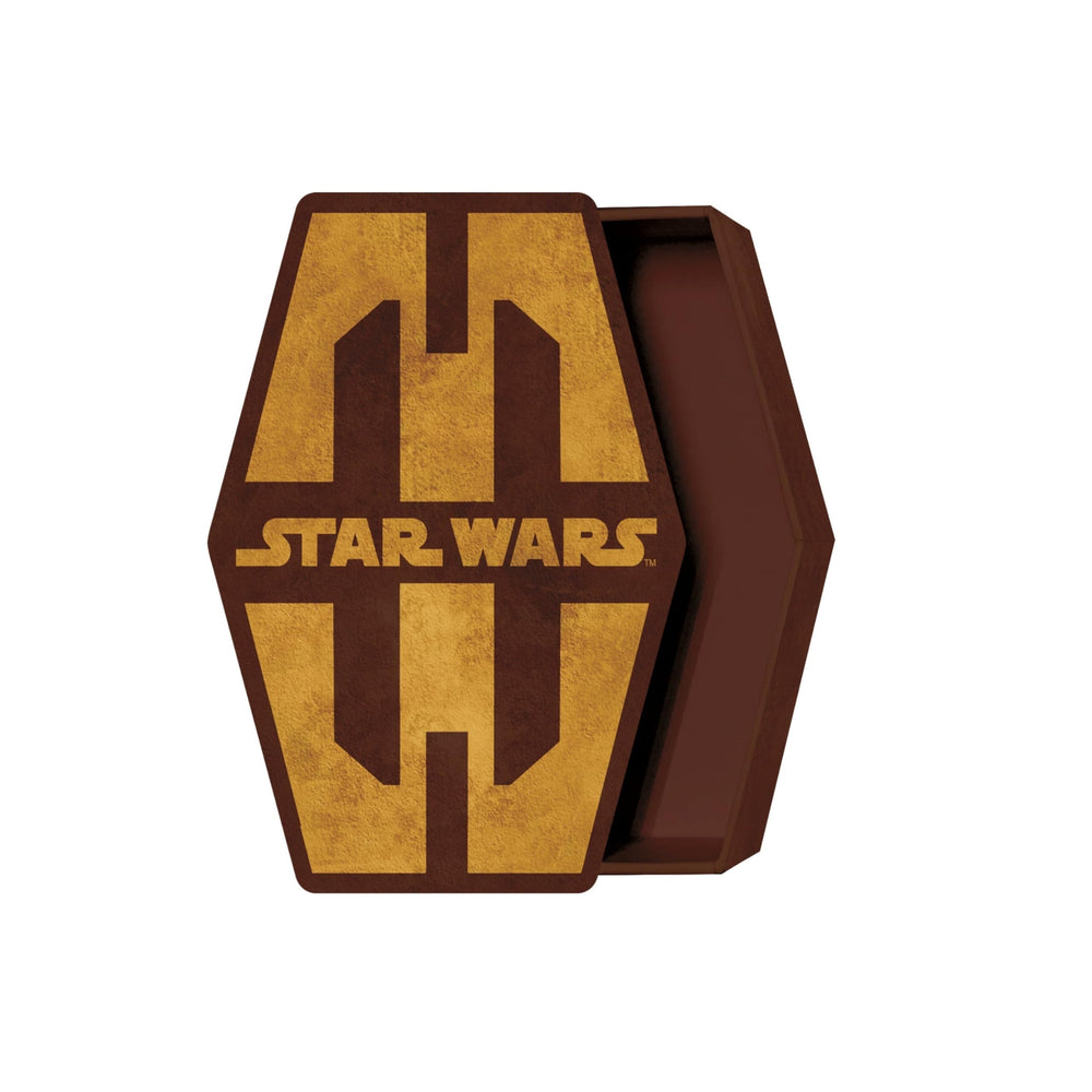 Aquarius Star Wars Sabacc deck box design, perfect for display and safe storage during game night.