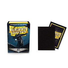 Arcane Tinmen Dragon Shield Jet Matte box front protecting cards with premium aesthetics
