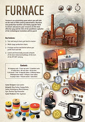 Arcane Wonders Furnace production-chains board emphasizing multi-stage gameplay.