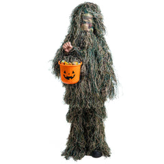 Arcturus Ultra-Lite Kids Ghillie Suit included 3-color camo face paint kit.