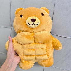 Arkdorz Muscle Teddy Bear bedtime companion, helps kids drift off peacefully.