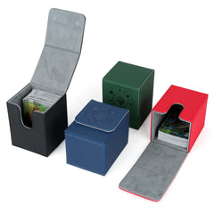 Arkeiliy 4-pack deck box with spacious 150+ card capacity for MTG.