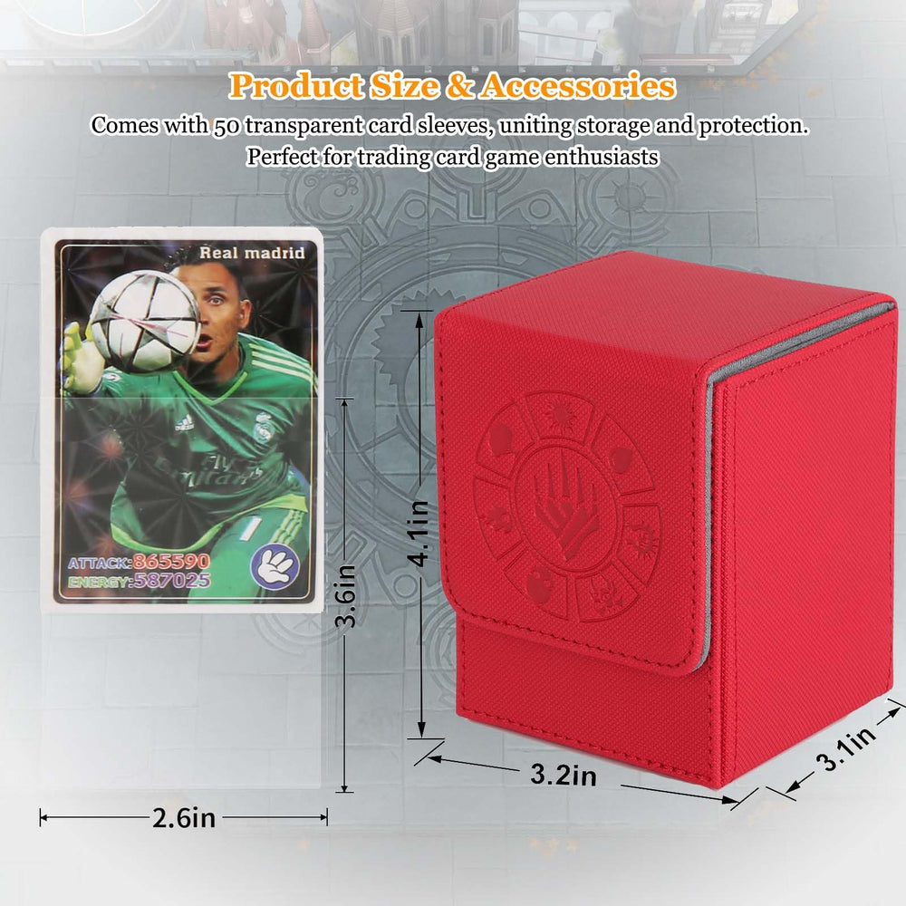 Arkeiliy elegant design deck box adds style to gaming sessions.