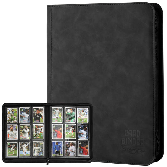 Arkeiliy trading card binder outer cover in black offers durable protection on the go