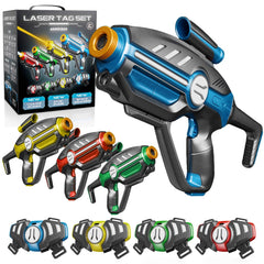 ArmoGear Laser Tag Set with all components ready for outdoor battles