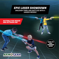 ArmoGear laser tag stocks offer customizable grip for longer play.