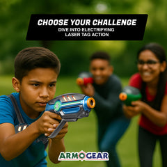 ArmoGear laser tag vests provide coordinated team play and clear feedback.