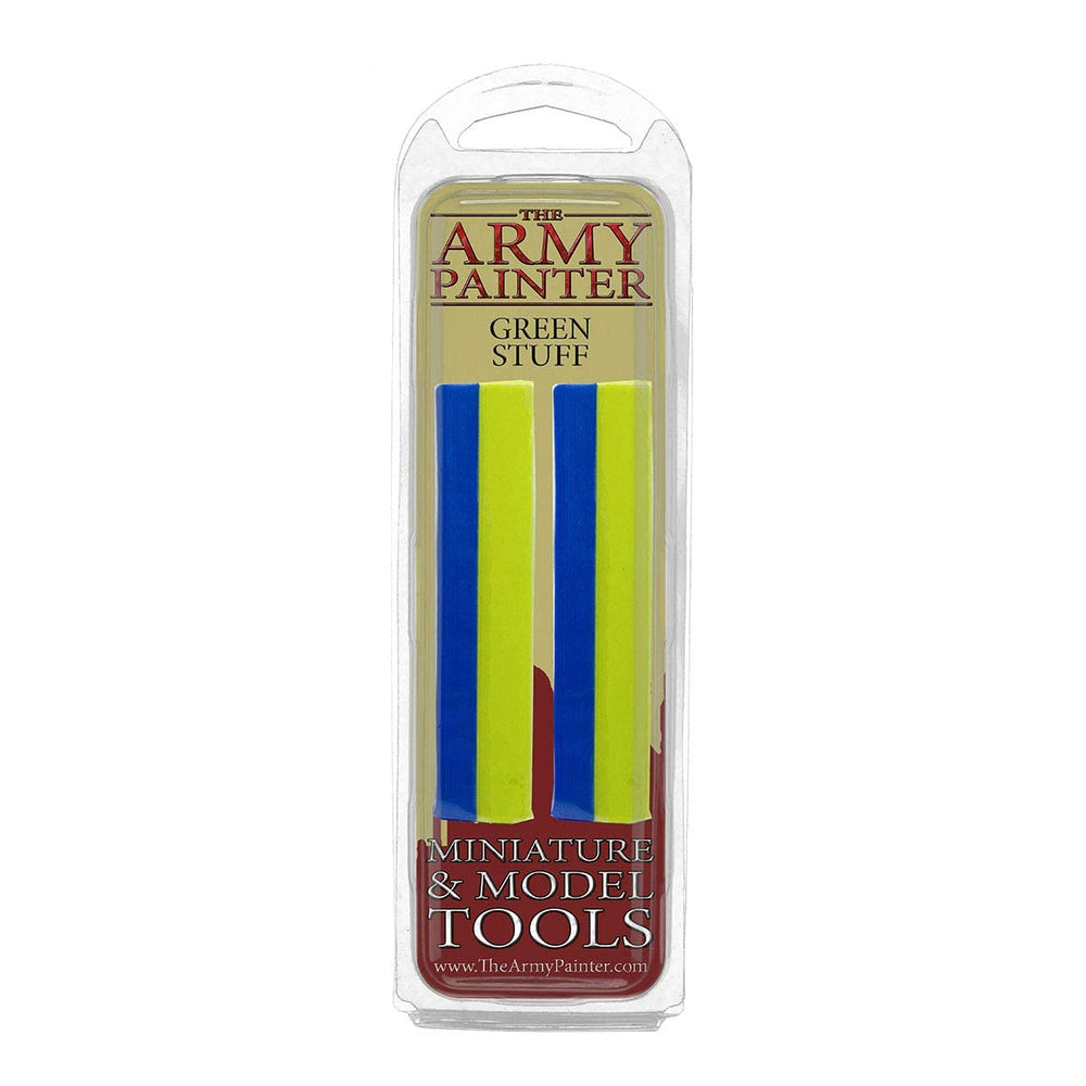 The Army Painter Green Stuff kneaded for precise miniature sculpting