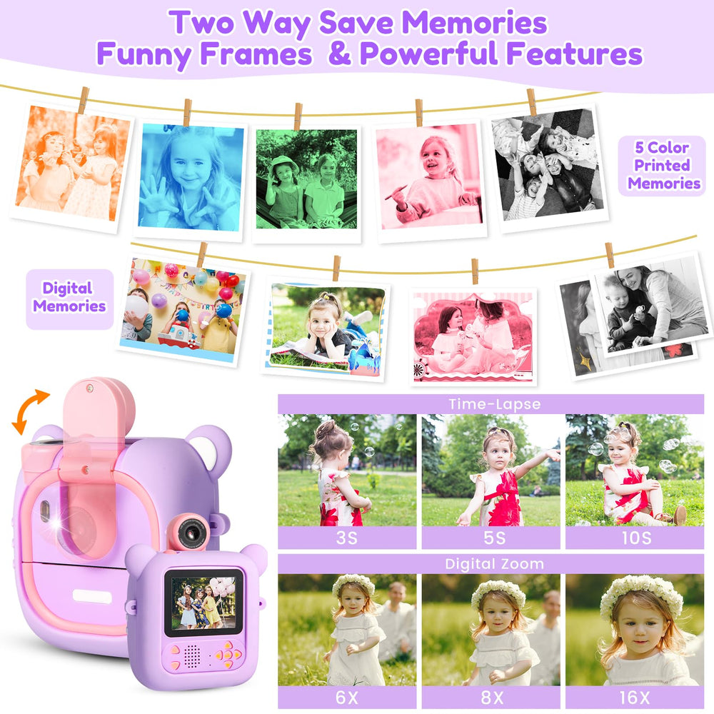 ARNSSIEN color paper rolls for vibrant kid-friendly prints