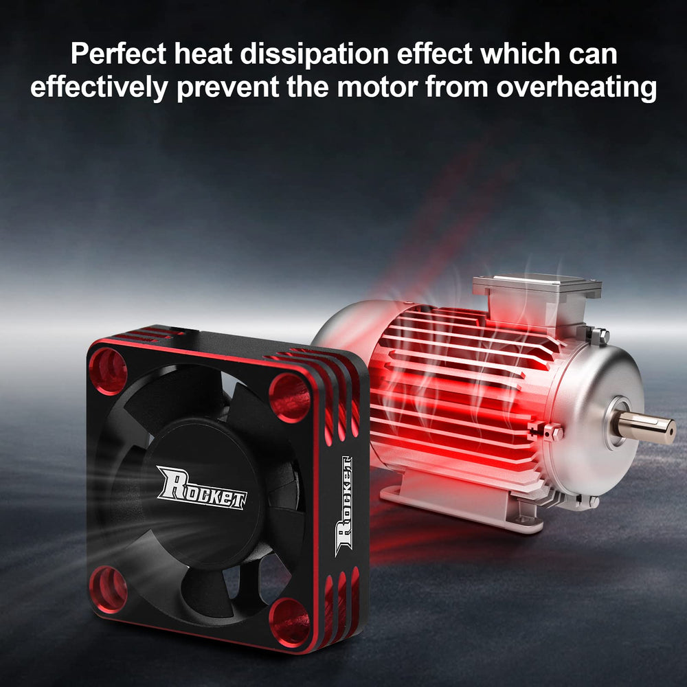 ARRAROWN aluminum-plastic build ensures durable RC cooling.