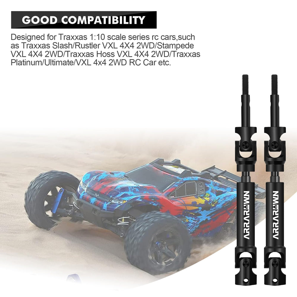 ARRAROWN compatibility with Traxxas 1/10 scale models supports many kits.