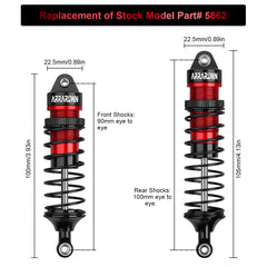 ARRAROWN pre-oiled shock unit reduces leaks for reliable RC performance.