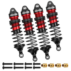 ARRAROWN RC car shock assembly pack includes front and rear absorbers.