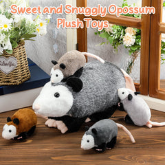 Arrowbash baby opossum plush 3, cute decor piece and toy.