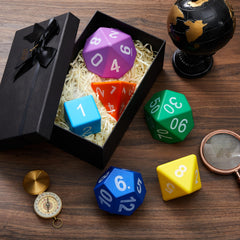 Arrowbash foam dice make fun gifts for games and celebrations.