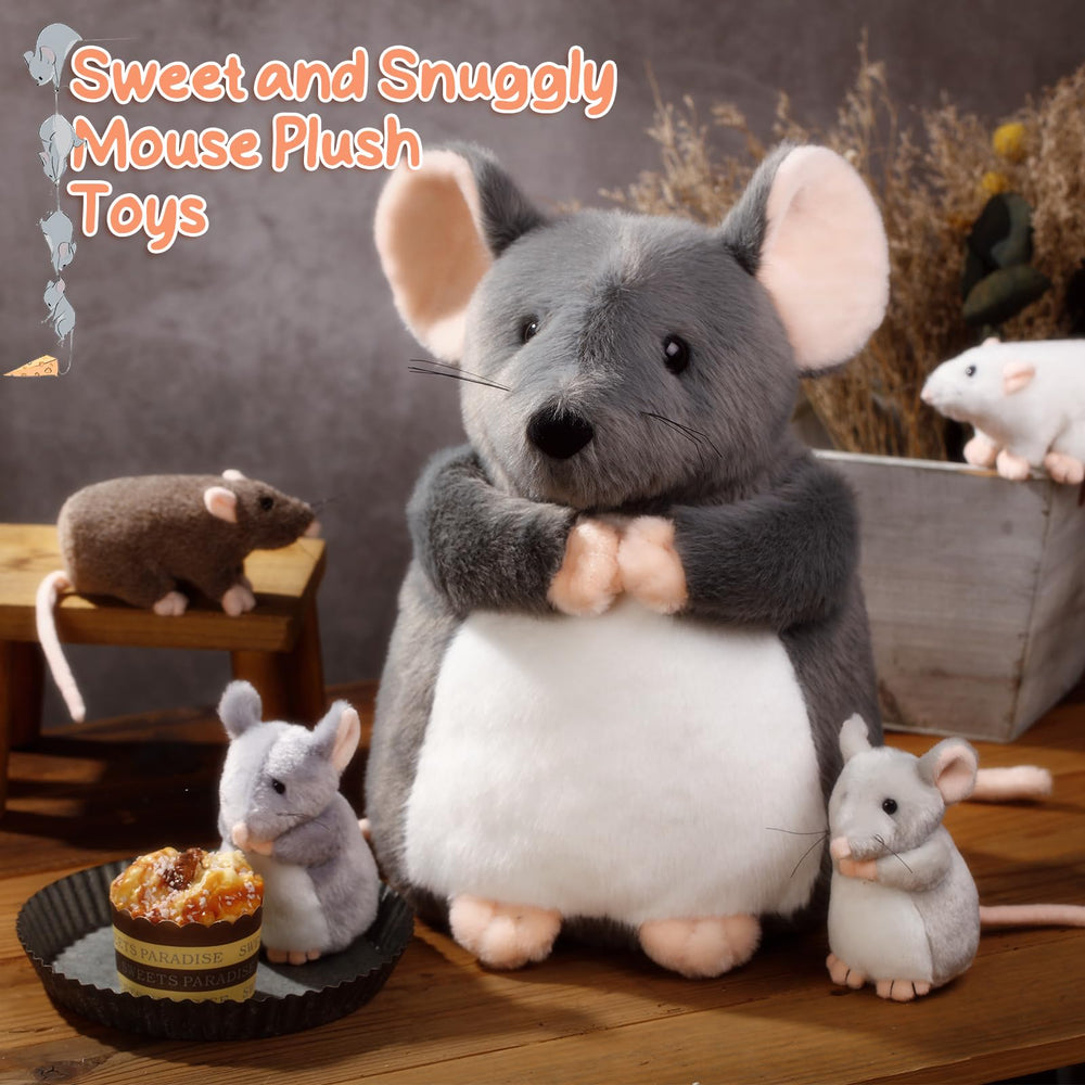 Arrowbash mouse plush ships vacuum packed and quickly regains fluff.