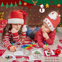 Arrowbash penguin color-your-own puzzle for kids' winter play
