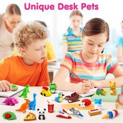 Arscniek cupcake eraser adds colorful fun and hands-on play.
