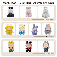 Arsfit Labubu 17cm doll dress set provides coordinated outfits for events.