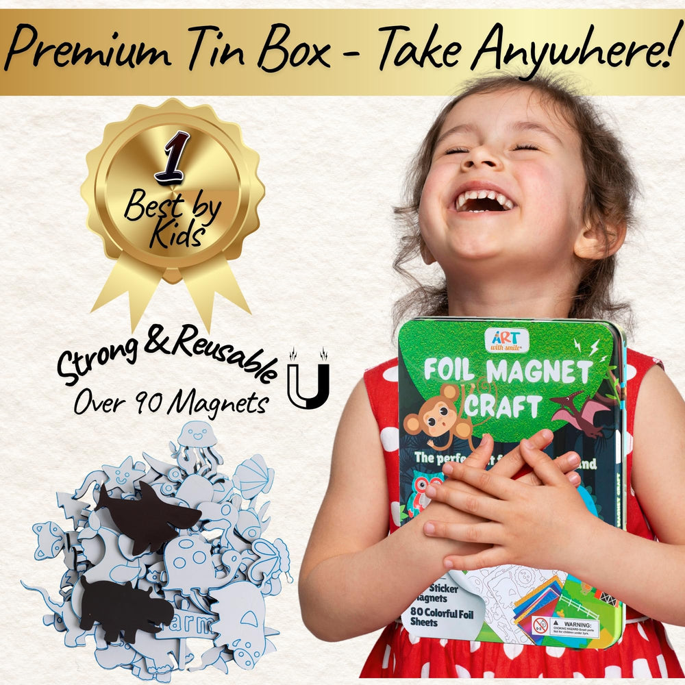 Art with Smile foil art kit mess-free crafting for kids.