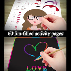Art with Smile pencil sharpener and pen included for tidy crafting